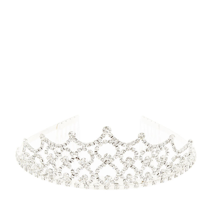 Glass Rhinestone Caroline Tiara,