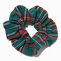 Medium Green Plaid Hair Scrunchie,