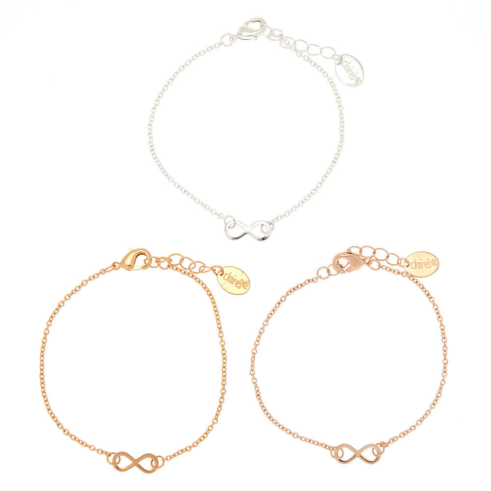 Claire's online infinity bracelets