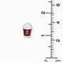 Christmas Latte Enameled Stud Earrings,