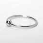 22G Sterling Silver Beaded Nose Ring,