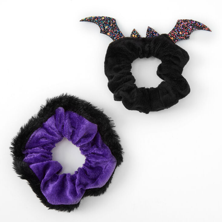 Claire's Chouchous Halloween chauve-souris - Noir, lot de 2