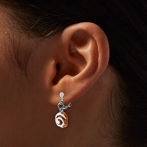 Cinnamon Roll Clip-On Earrings,