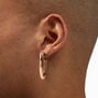 Gold Tube 40MM Hoop Earrings,