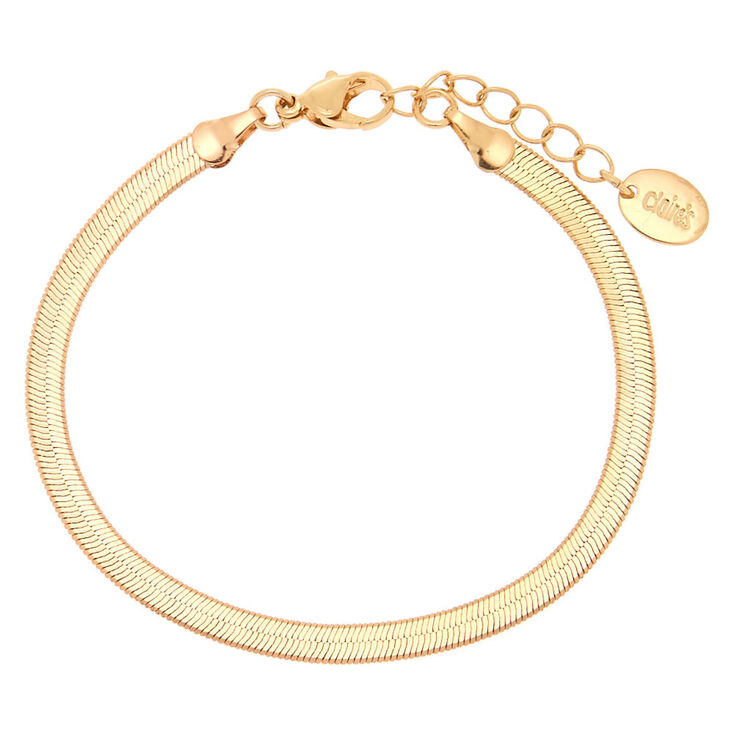Gold Snake Chain Bracelet,