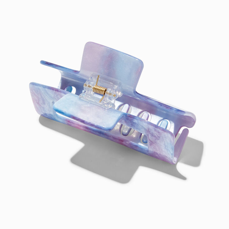 Purple &amp; Blue Ombr&eacute; Pearlized Tortoiseshell Hair Claw,
