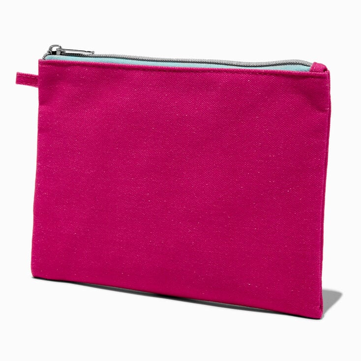 DIY Pink Nylon Pouch,
