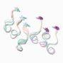 Claire&#39;s Club Faux Hair Curly Mermaid Icon Snap Hair Clips - 6 Pack,