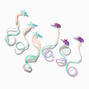 Claire&#39;s Club Faux Hair Curly Mermaid Icon Snap Clips - 6 Pack,