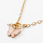 Pink Butterfly Pendant Necklace, Bracelet, &amp; Earrings Set - 3 Pack,