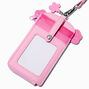 Pink Axolotl Wallet with Lanyard,