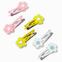 Claire&#39;s Club Pastel Flower Snap Hair Clips - 6 Pack,