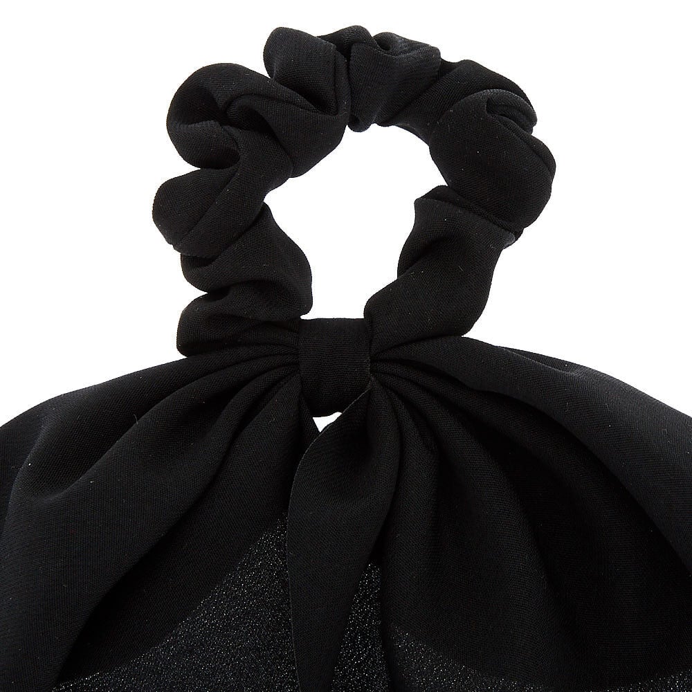 Petit chouchou foulard - Noir,