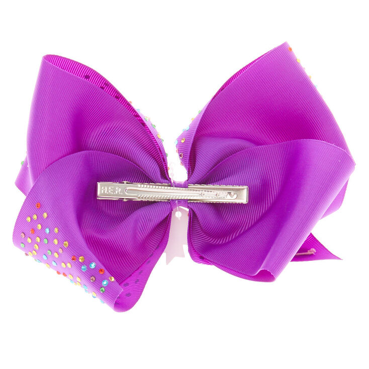 JoJo Siwa™ Large Glitterally Lilac Hair Bow | Claire's