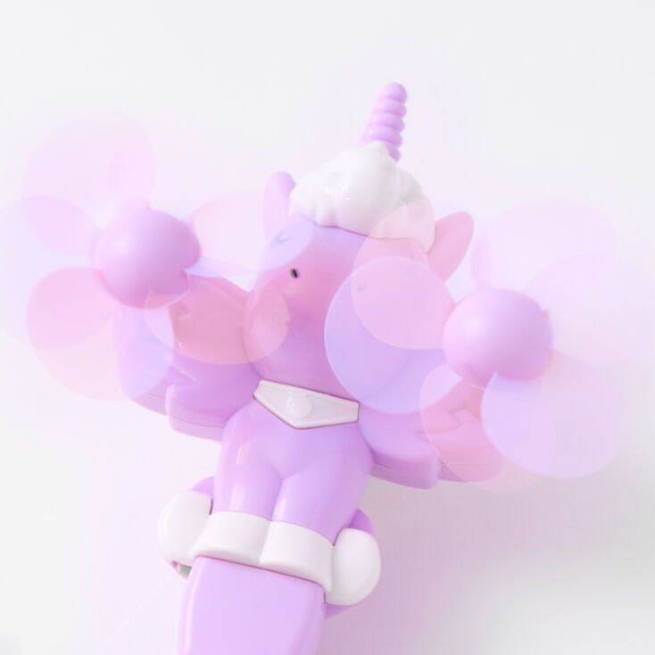 Ventilateur jouet licorne - Lilas,