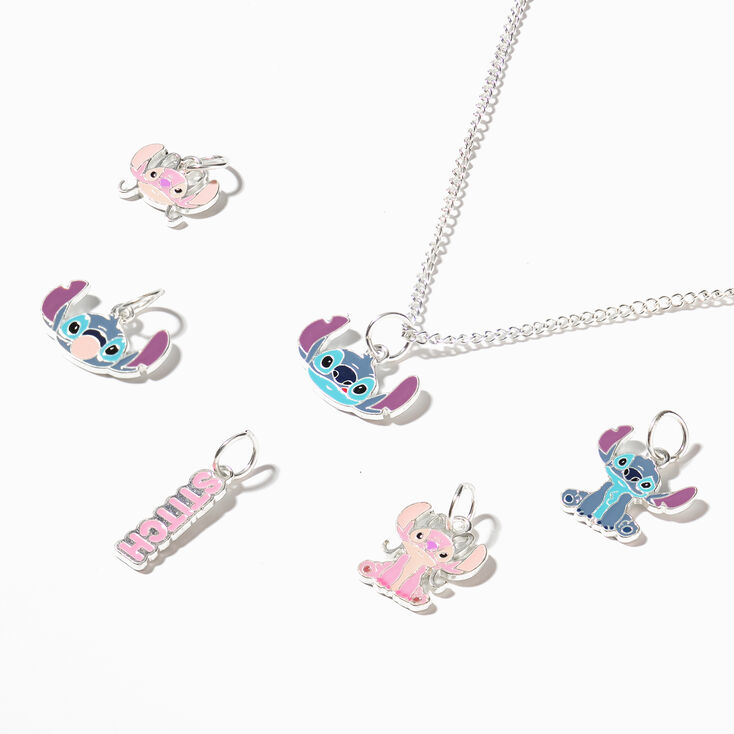 Disney Stitch Multi Charm Necklace - 6 Pack | Claire's