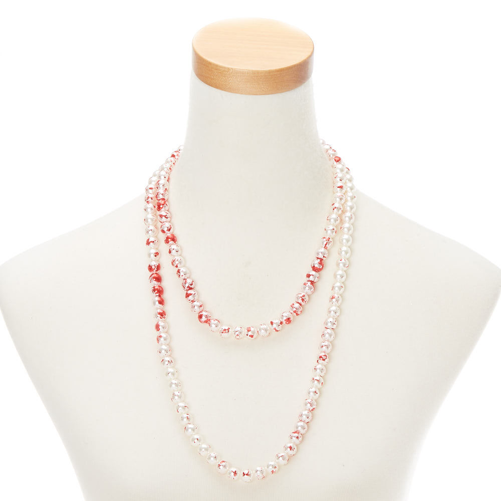 Blood Splatter Pearl Jewellery Set - 3 Pack,
