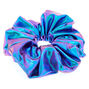 Medium Anodized Hair Scrunchie - Blue,