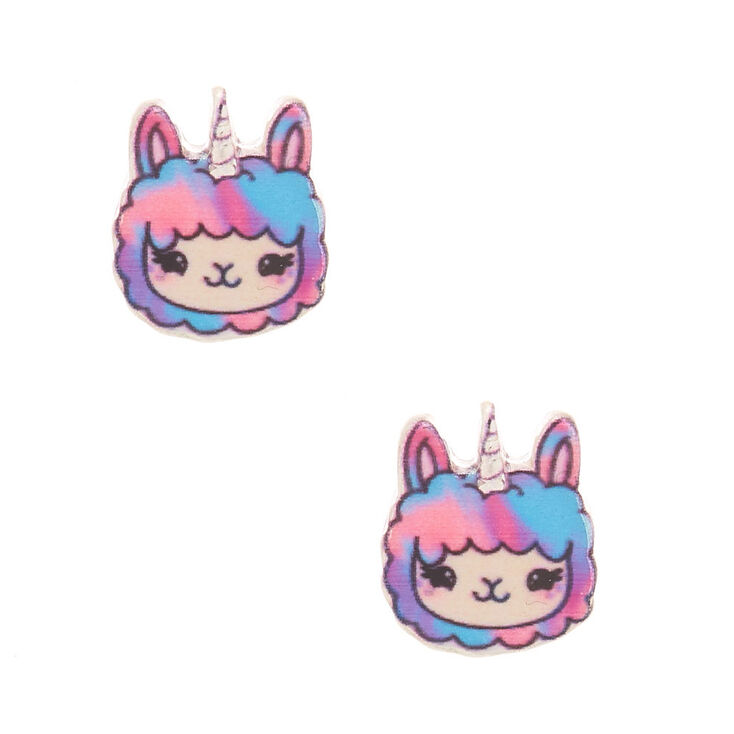 Claire's Clous d'oreille Lala la Llamacorn