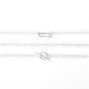 Silver Safety Pin Toggle Choker Necklaces - 3 Pack,