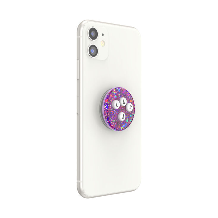 PopSockets&reg; PopGrip - Alphabet Soup LUV U,