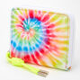 Tie Dye Spiral Mini Zip Wallet - Neon,