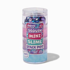 Sequin Mini Slime Stack Pot Set,