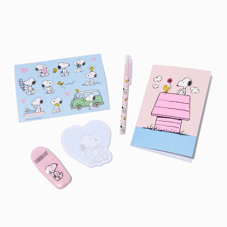 Peanuts&trade; Claire&#39;s Exclusive Stationery Set Pouch - 6 Pack,