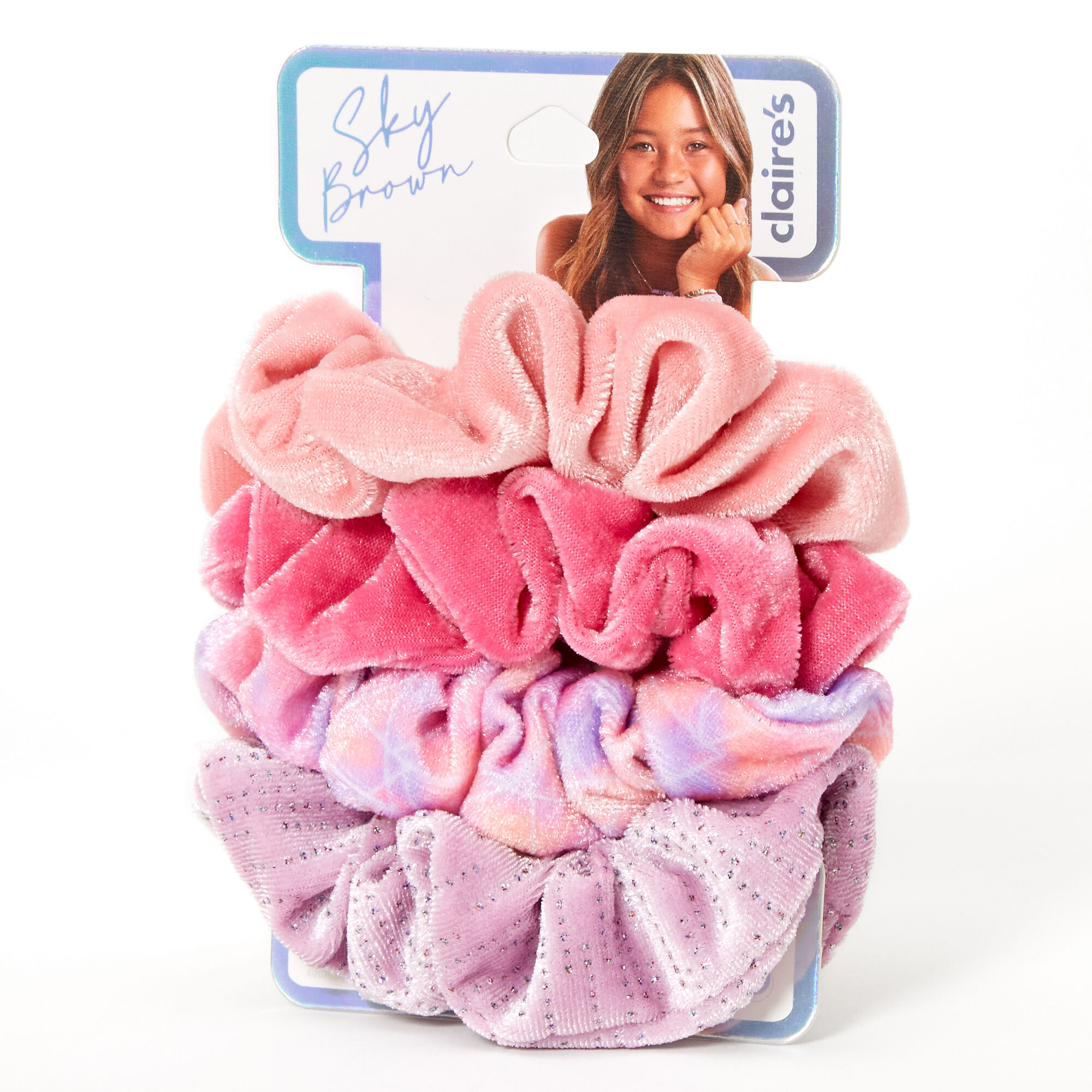 Petits chouchous Sky Brown™ - Rose, lot de 4,