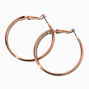 Rose Gold-tone 40mm Hoop Earrings,