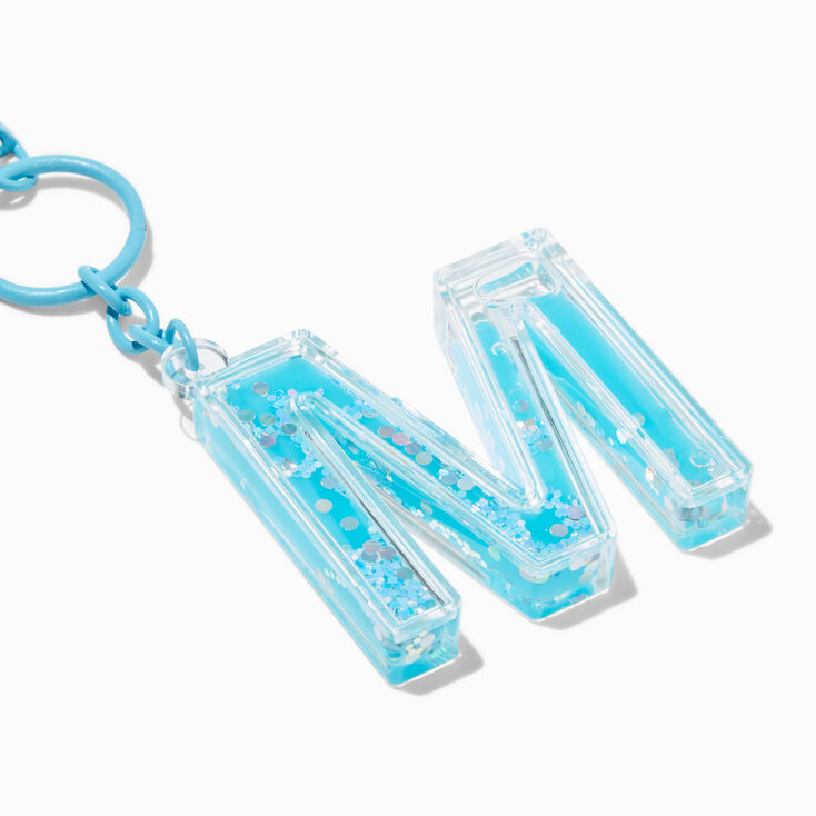 Initial Water-Filled Keychain - M,