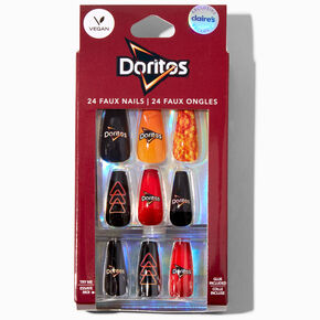 Doritos&reg; Claire&#39;s Exclusive Squareletto Vegan Faux Nail Set - 24 Pack,