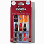 Doritos&reg; Claire&#39;s Exclusive Squareletto Vegan Faux Nail Set - 24 Pack,