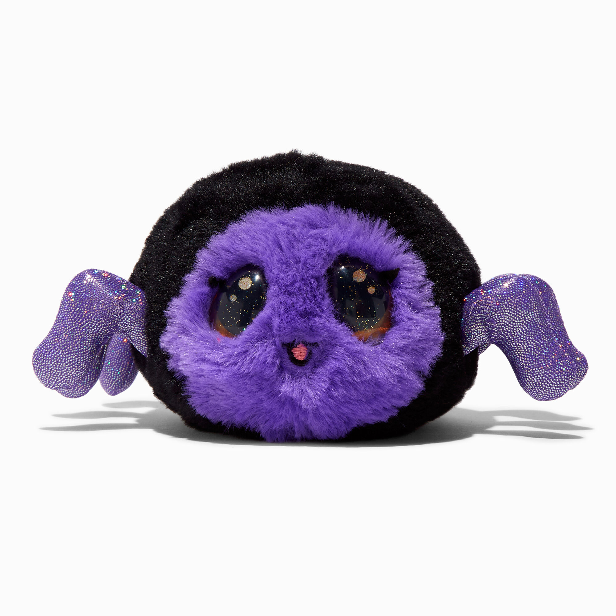 View Claires Squeezamals Spider 35 Plush Toy Purple information