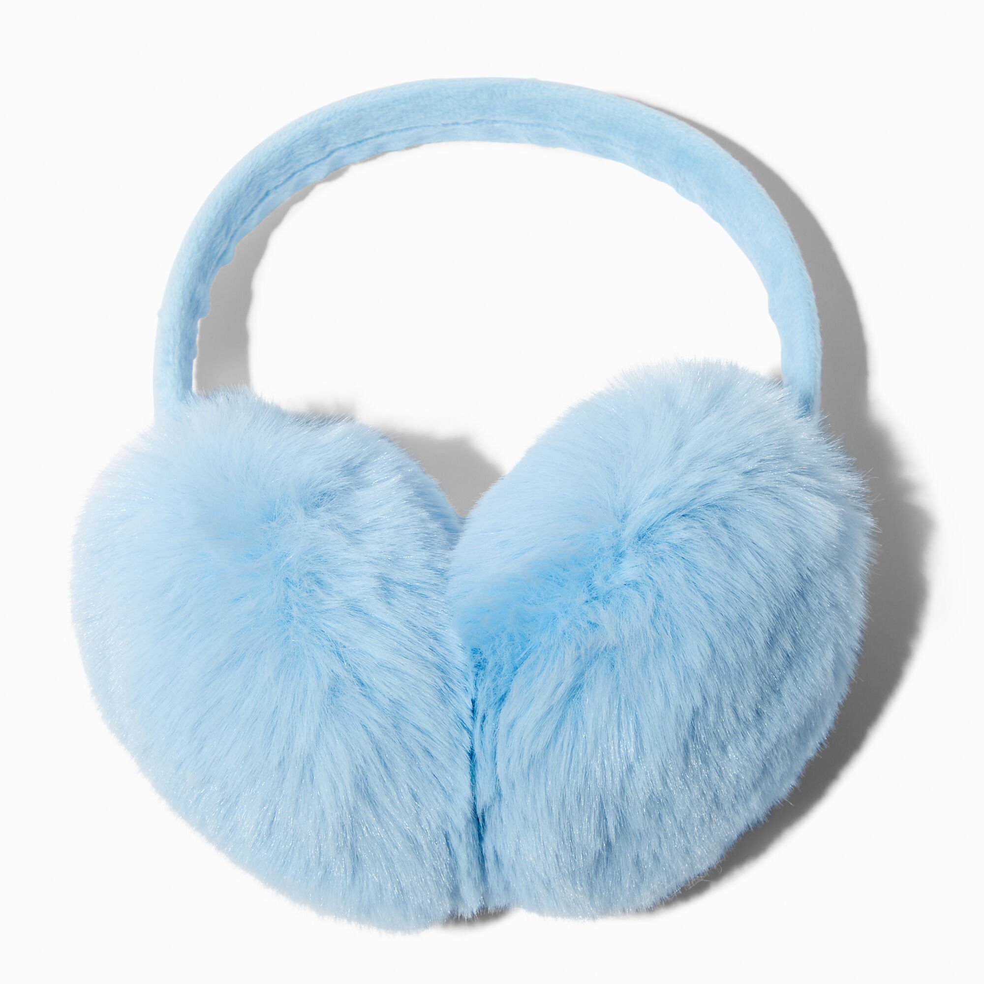 View Claires Furry Earmuffs Blue information