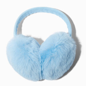 Blue Furry Ear Muffs,