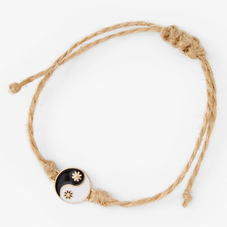 Daisy Yin Yang Tie Cord Anklet,