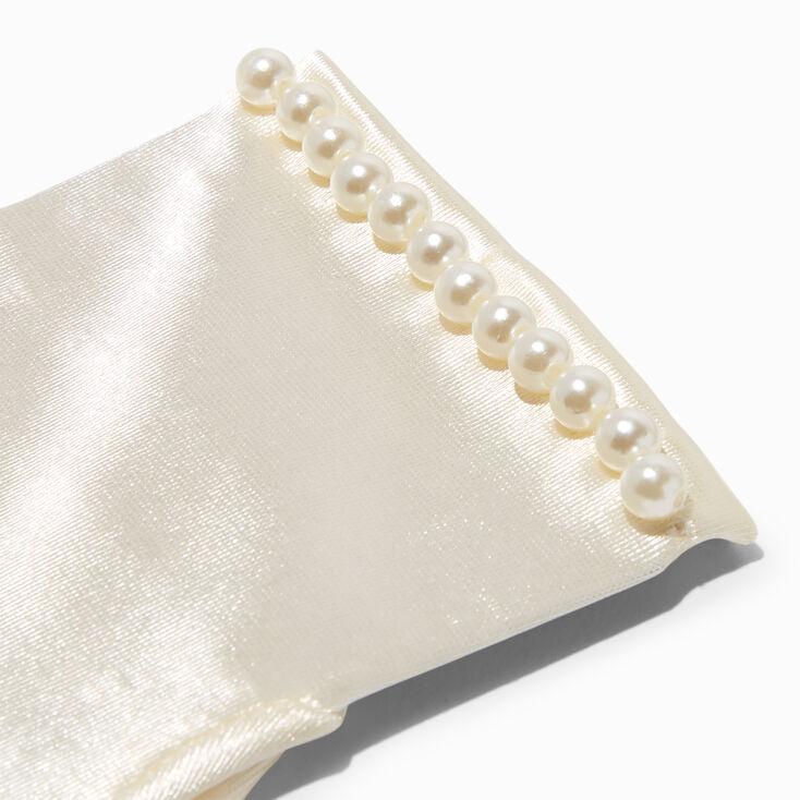 Claire&#39;s Club Special Occasion Ivory Pearl Gloves - 1 Pair,