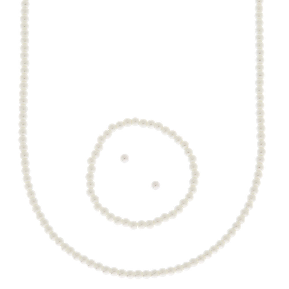 Girly Imitation Pearl Jewellery Set - 3 Pack,