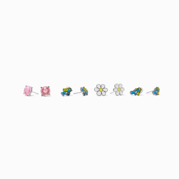 Clous d&rsquo;oreilles en exclusivit&eacute; chez Claire&#39;s Les Schtroumpfs&trade; - Lot de 4,