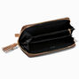 Brown &amp; Black Status Icons Wristlet Wallet,