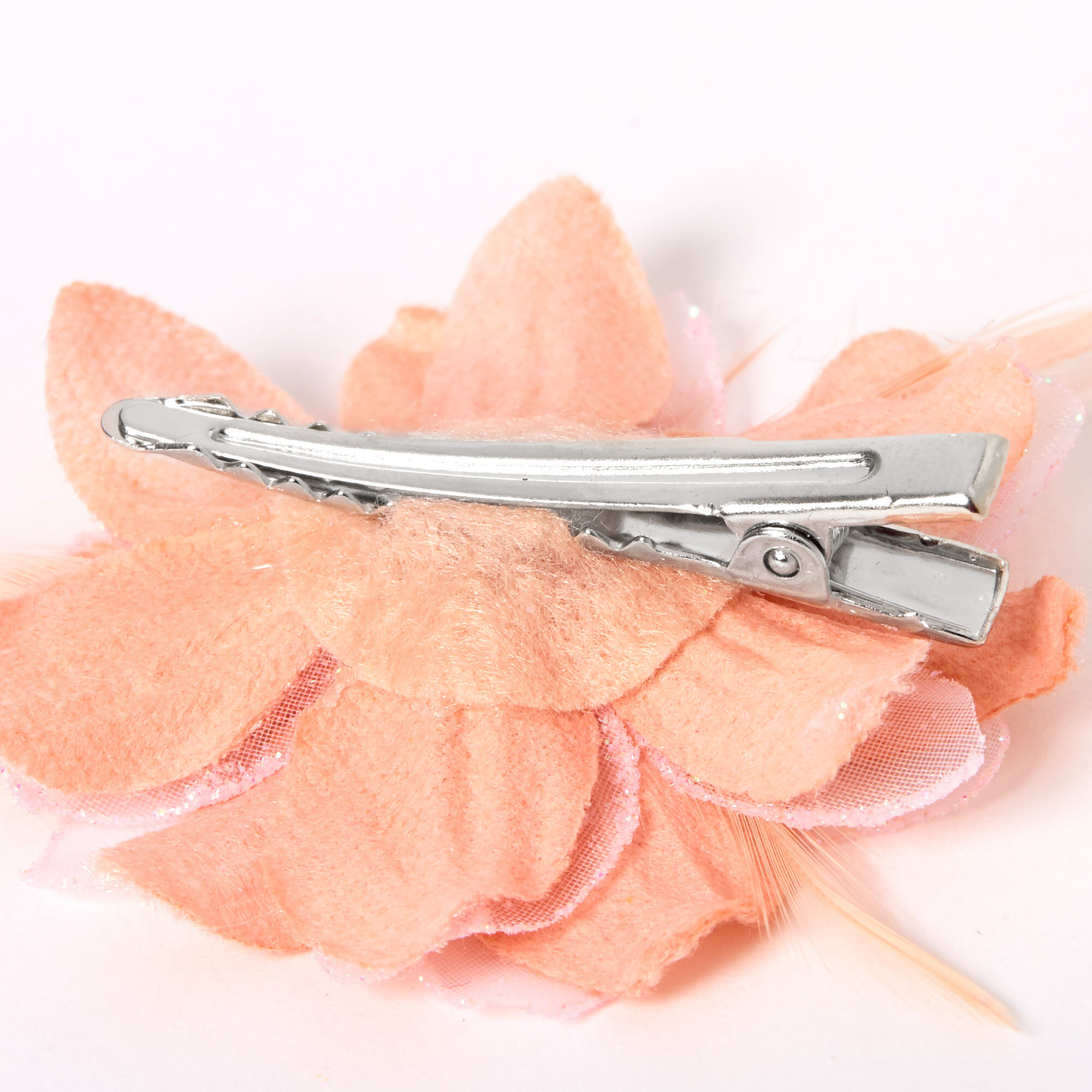 Lily Flower Hair Clips - Blush Pink, 2 Pack,