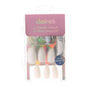 Matte White Stiletto Faux Nail Set - 24 Pack,