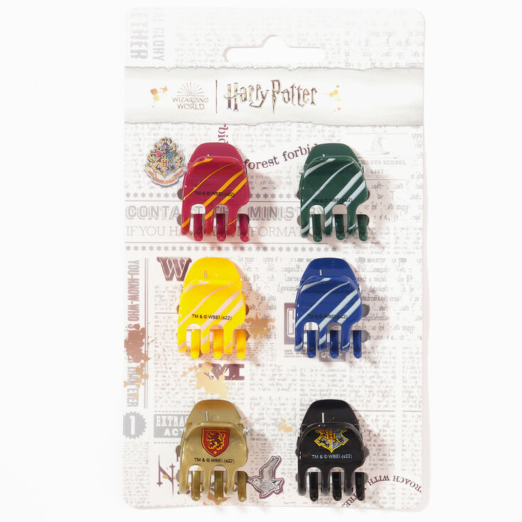Harry Potter&trade; Houses Mini Hair Claw Clips - 6 Pack,