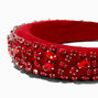 Red Rhinestone Puffy Headband,