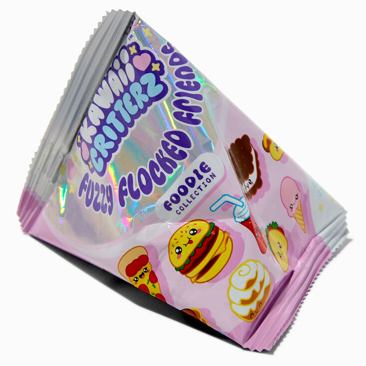 Kawaii Critterz&trade; Fuzzy Flocked Friends Foodie Collection Blind Bag - Styles Vary,
