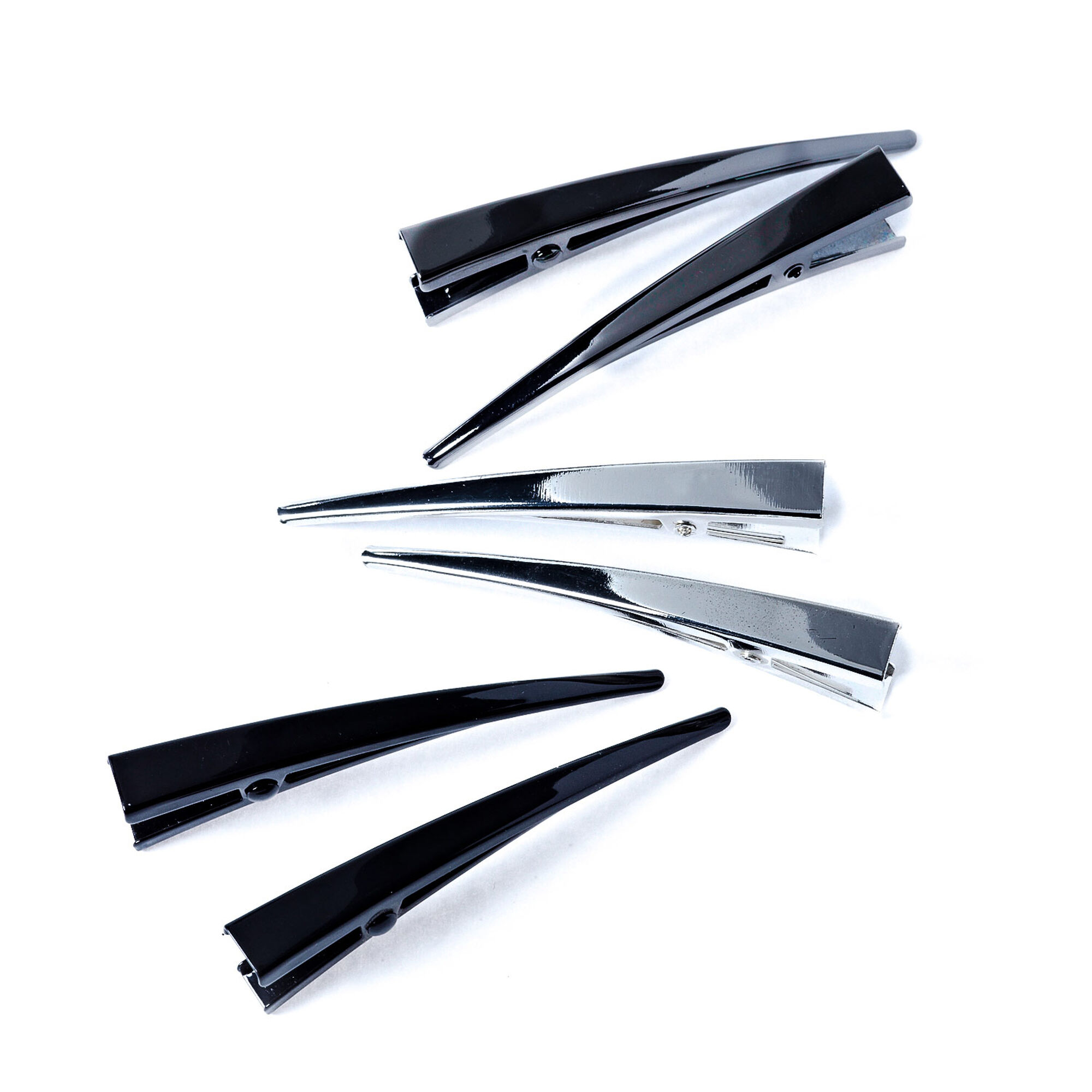 Mini Salon Hair Barrettes - Black, 6 Pack | Claire's