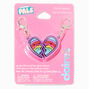 Pucker Pals Best Friends Split Heart Lip Gloss Charm - 2 Pack,