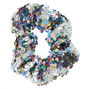 Silver Frosted Flower Headband,