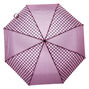 Pink &amp; Black Houndstooth Umbrella,